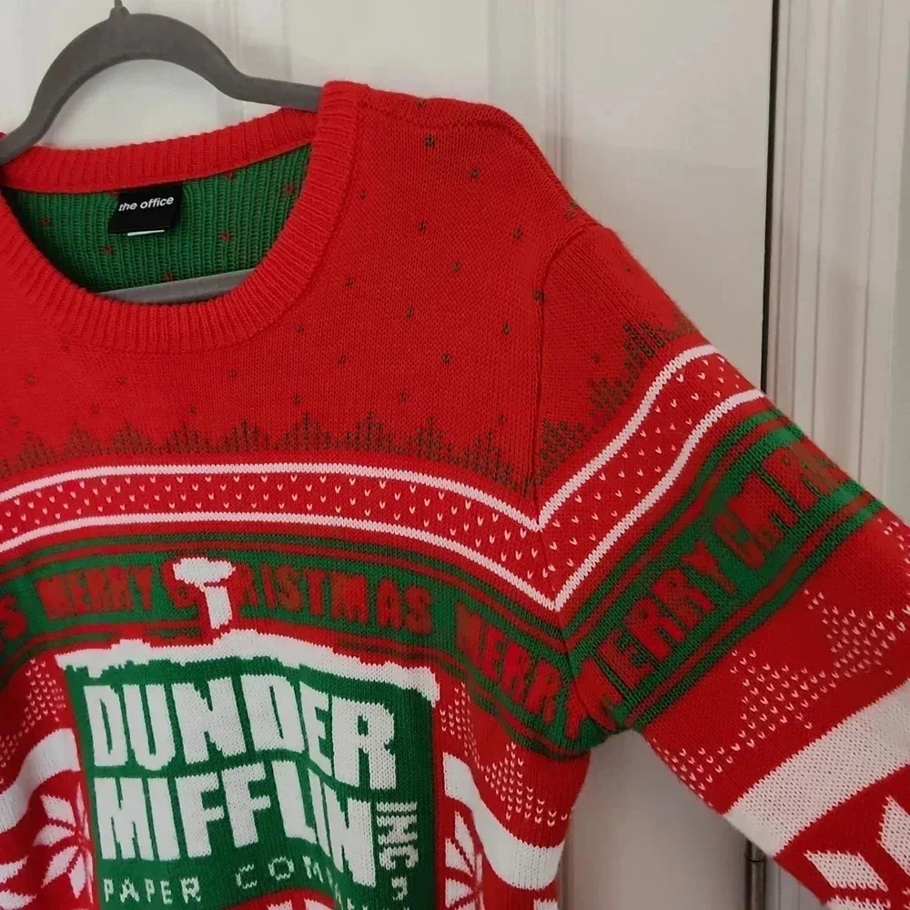The Office Dunder Mifflin Paper Company Christmas Sweater - Picture 7 of 13
